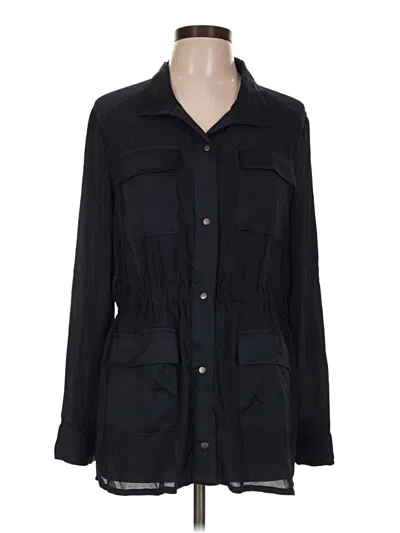 Chico's Long Sleeve Blouse In Black