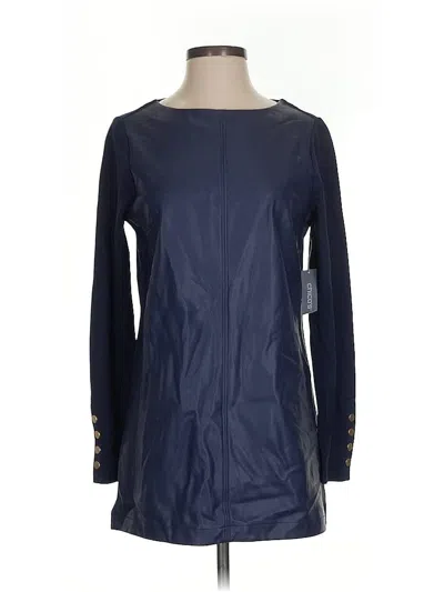 Chico's Long Sleeve Blouse In Blue