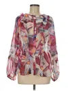 Chico's Long Sleeve Blouse In Multi
