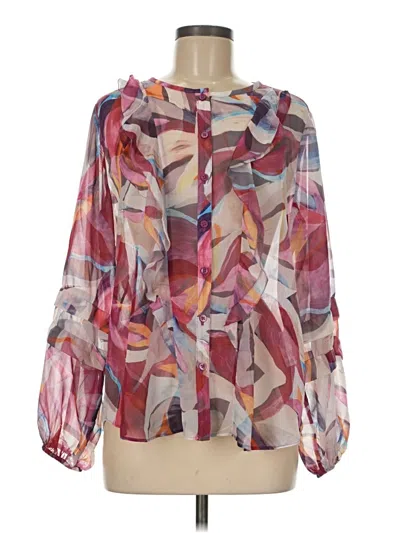 Chico's Long Sleeve Blouse In Multi
