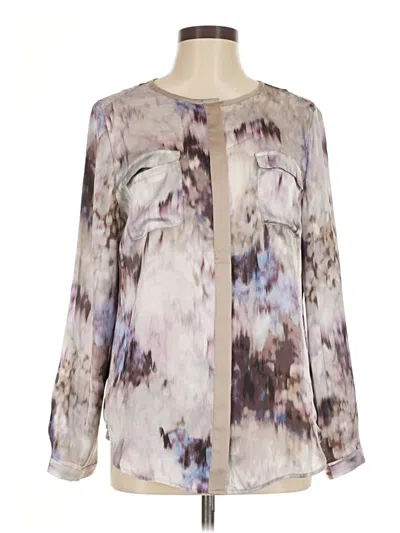 Chico's Long Sleeve Blouse In Neutral