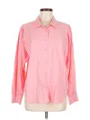 Chico's Long Sleeve Button Down Shirt In Pink