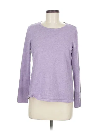 Pre-owned Chico's Long Sleeve T-shirt In Purple