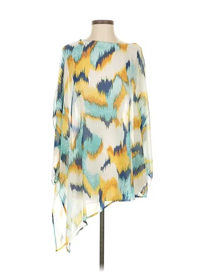 Pre-owned Chico's Long Sleeve T-shirt In Yellow