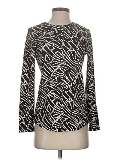 Pre-owned Chico's Long Sleeve Top Black Turtleneck Tops