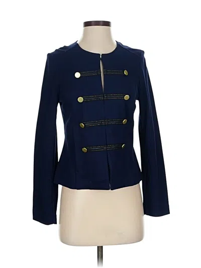 Chico's Long Sleeve Top Blue Square Neckline Tops