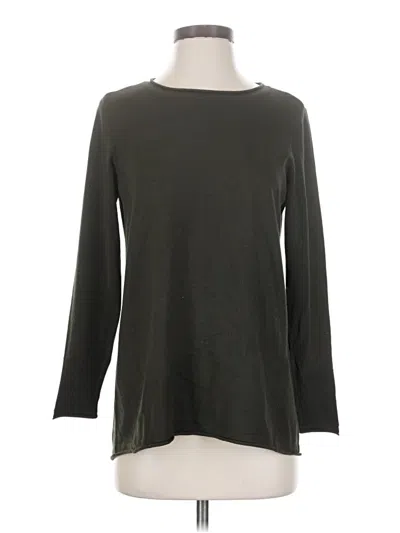 Pre-owned Chico's Long Sleeve T-shirt In Gray