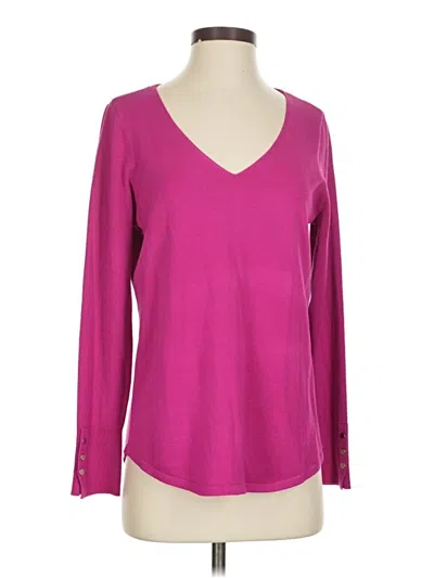 Chico's Long Sleeve T-shirt In Purple