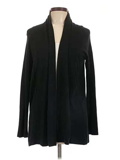 Pre-owned Chico's Long Sleeve Turtleneck In Black