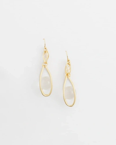 Chico's Lucite Bulb Drop Earring |  In Gold