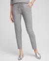 Chico's Luxe Cashmere Blend Ankle Pants In Gray Size 4 |  Zenergy In Moon Shade Gray Heather