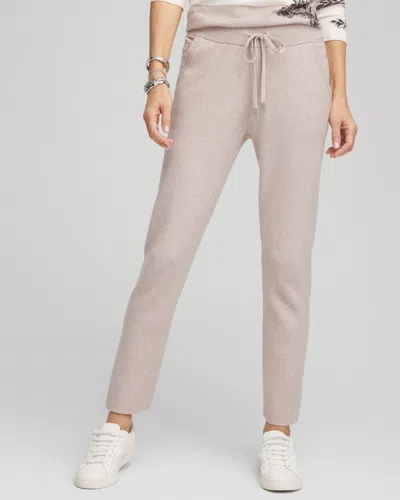 Chico's Luxe Cashmere Blend Ankle Pants In Helium Faux Heather Size 20 |  Zenergy