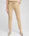 Chico's Luxe Cashmere Blend Ankle Pants In New Camel Heather Size 20 |  Zenergy In New Camel Heather