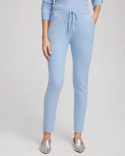 Chico's Luxe Tapered Ankle Pants In Crystal Topaz