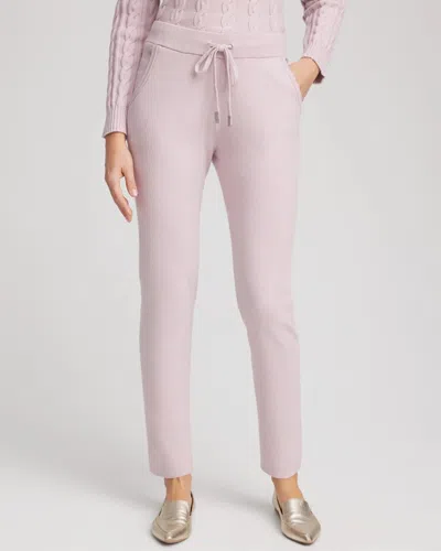 Chico's Luxe Tapered Ankle Pants In Lilac Smoke In Purple
