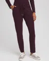 Chico's Luxe Tapered Ankle Pants In Night Bloom In Brown