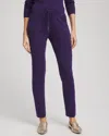 Chico's Luxe Tapered Ankle Pants In Purple Elixir In Blue
