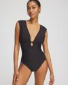 Chico's Magicsuit Dash One Piece In Black Size 16 |  In Black