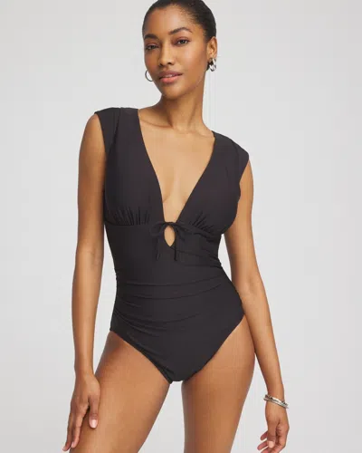 Chico's Magicsuit Dash One Piece In Black Size 16 |