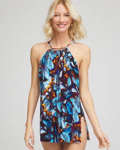 Chico's Magicsuit Monarch Parker Convertible One Piece Size 12 |  In Multicolor