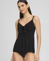 Chico's Magicsuit Obi One Akikio Tankini Top In Black Size 16 |  In Black