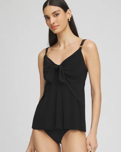 Chico's Magicsuit Obi One Akikio Tankini Top In Black Size 16 |
