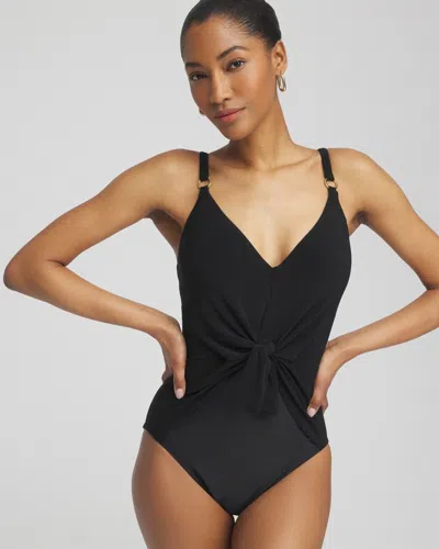 Chico's Magicsuit Obi One Saki One Piece In Black Size 10 |