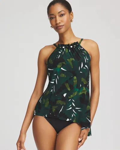 Chico's Magicsuit Palmetto Regina Tankini In Green