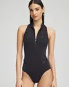Chico's Magicsuit Scuba Coco One Piece Swimsuit In Black Size 16 |  In Black