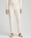 Chico's Matelass Slim Tapered Ankle Pants In Cream In White
