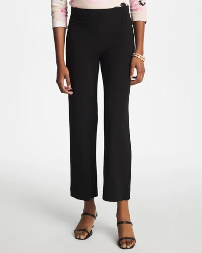 Chico's Matte Jersey Crop In Black