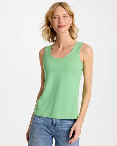Chico's Microfiber Tank In Peppermint Green