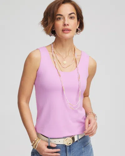 Chico's Microfiber Tank Top In Lavender Skies Size 20/22 |