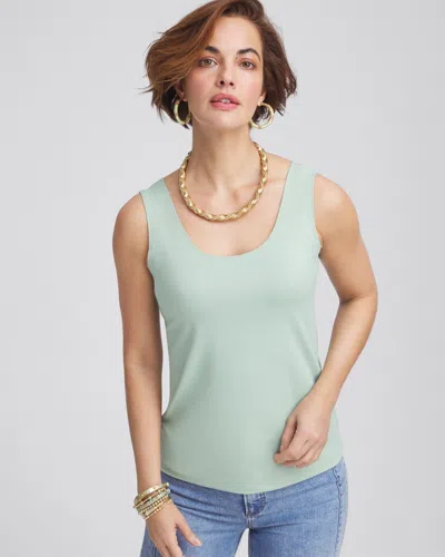 Chico's Microfiber Tank Top In Moroccan Mint Size 20/22 |