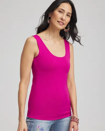 Chico's Microfiber Tank Top In Purple Size 20/22 |  In Purple Clover