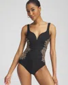 CHICO'S MIRACLESUIT CAPPADOCIA TEMPTRESS ONE PIECE IN BLACK SIZE 16 | CHICO'S