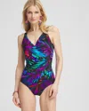 Chico's Miraclesuit Palma Paradiso One Piece Swimsuit Size 14 |  In Multicolor