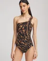 Chico's Miraclesuit Raya De Safari Europa One-piece Swimsuit In Black In Multi