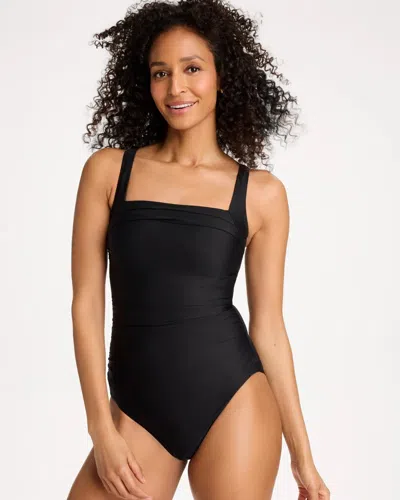 Chico's Miraclesuit Rock Solid Polaris One Piece In Black