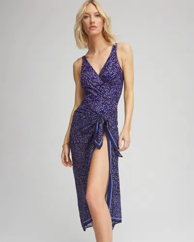 Chico's Miraclesuit Spotlight Pareo In Purple