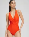 Shop Chico's Miraclesuit Wrapsody One Piece Swimsuit In Orange Size 16 |