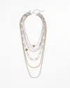 Chico's Mixed Metal Convertible Necklace |  In Mixed Metals