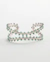 Chico's Mixed Metal Cuff Bracelet |  In Light Blue