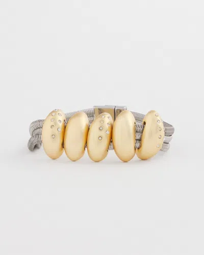 Chico's Mixed Metal Pavé Bracelet |  In Mixed Metals