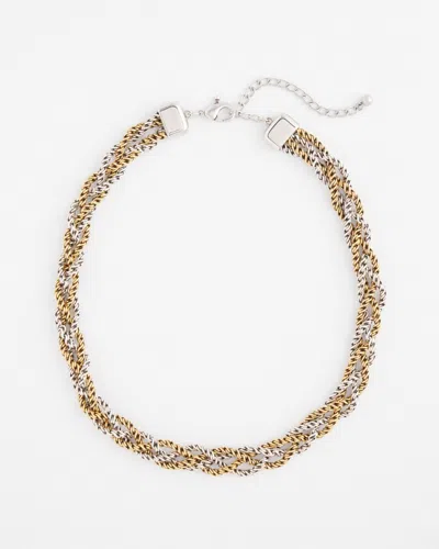 Chico's Mixed Metal Twist Necklace |  In Mixed Metals