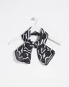 Chico's Mixed Print Square Scarf In Black |  In Black