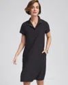 Chico's Mockneck Bungee Dress In Black Size 0/2 |  Zenergy Activewear In Black