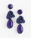 Chico's Navy Teardrop Earrings |  In Navy