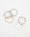 Shop Chico's Neutral Stretch Set Of Five Bracelets |