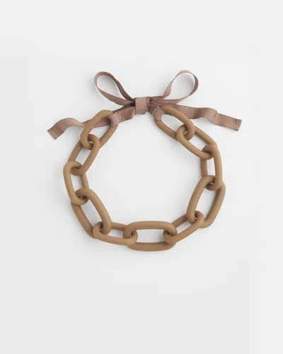 Chico's Neutral Links Necklace |  In Light Tan
